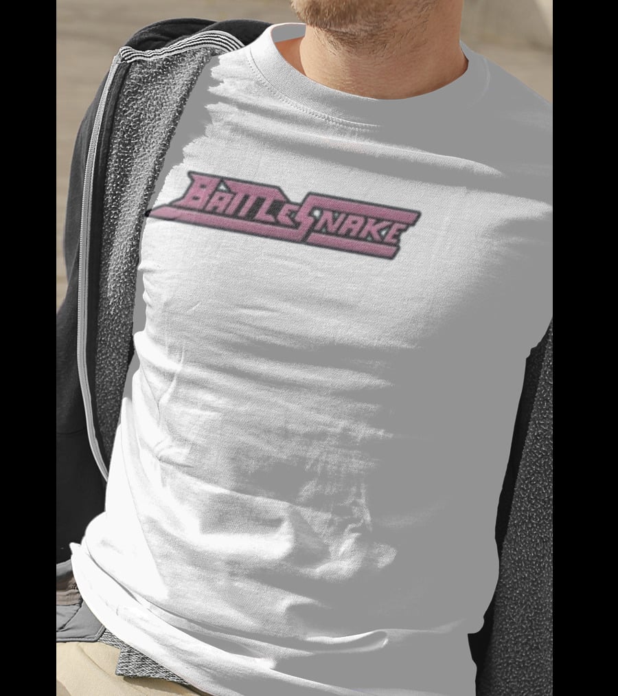 Battlesnake Pink Retro Gaming Style Font T-Shirt