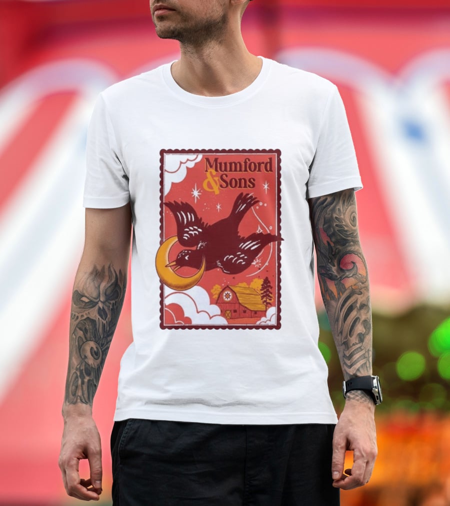 Mumford And Sons Concert June 20 2026 Hershey PA Barn And Bird T-Shirt