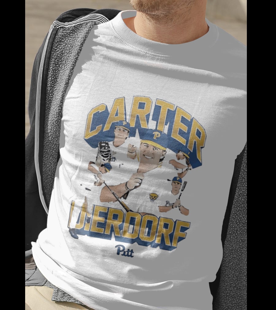 Carter Dierdorff Pitt Baseball Panthers NCAA T-Shirt