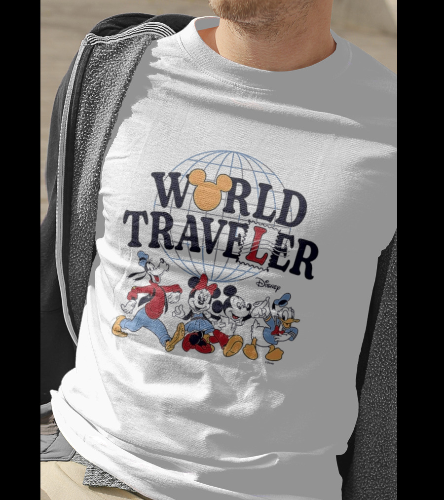 World Traveler Disney Mickey Mouse And Friends T-Shirt