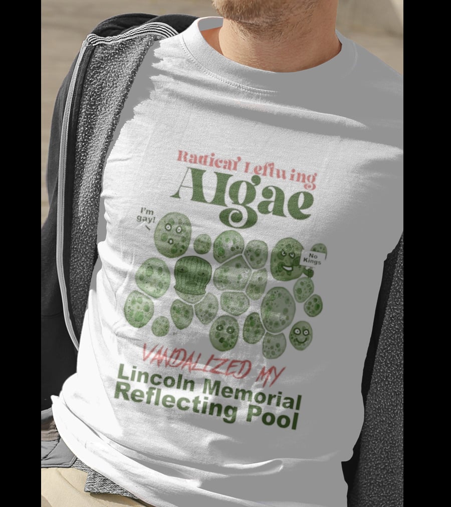 Radical Leftwing Algae Vandalized My Lincoln Memorial Reflecting Pool T-Shirt
