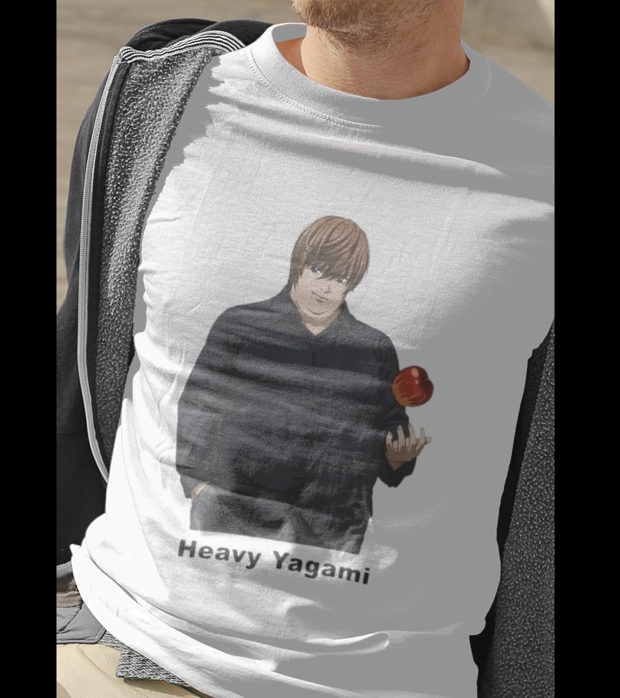 Heavy Yagami Light Death Note Apple T-Shirt