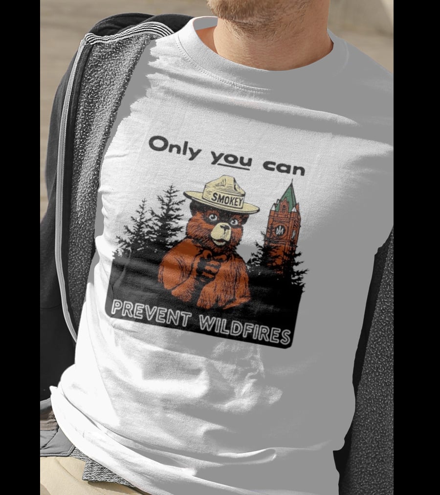 Only You Can Prevent Wildfires Smokey Bear X Montana Collaboration T-Shirt