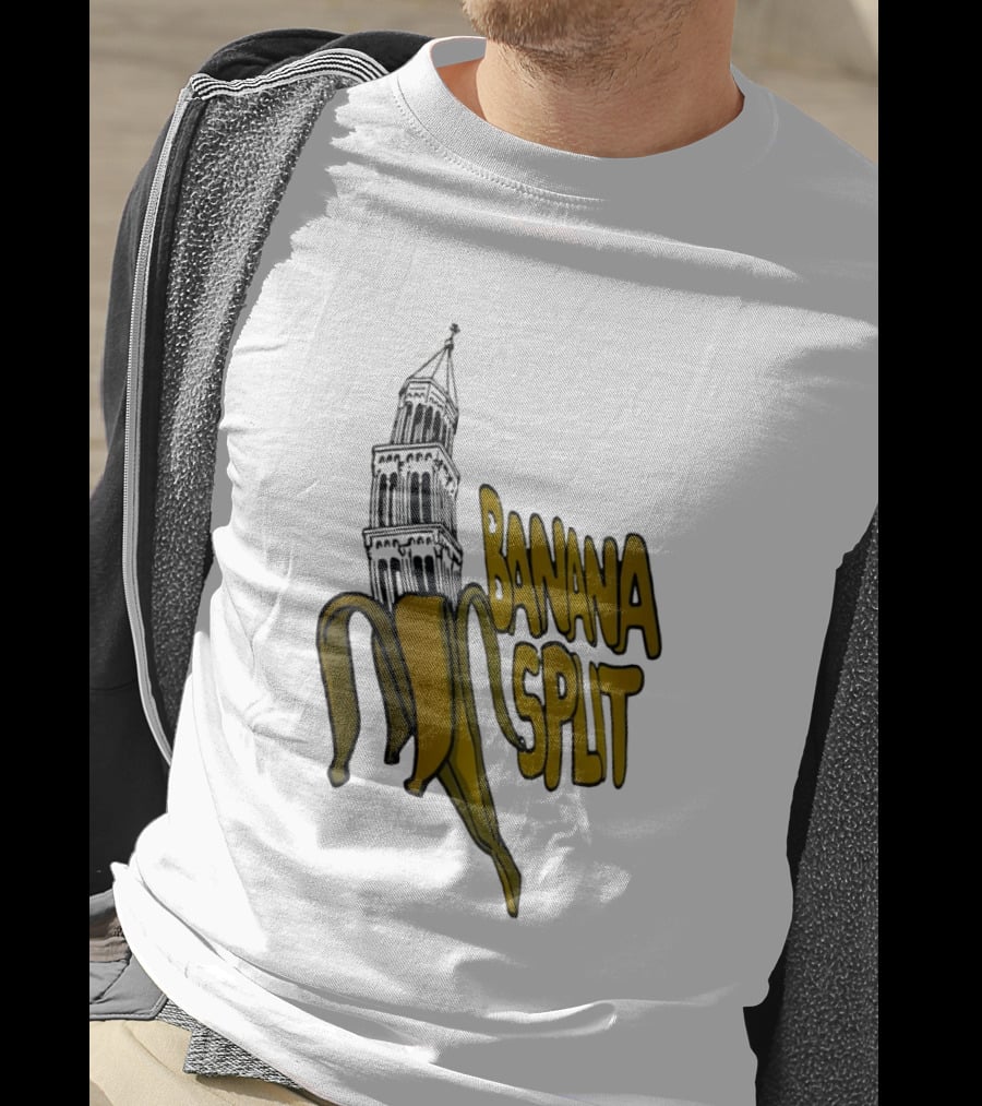 Split Diocese Bell Tower Banana Split Architecture T-Shirt