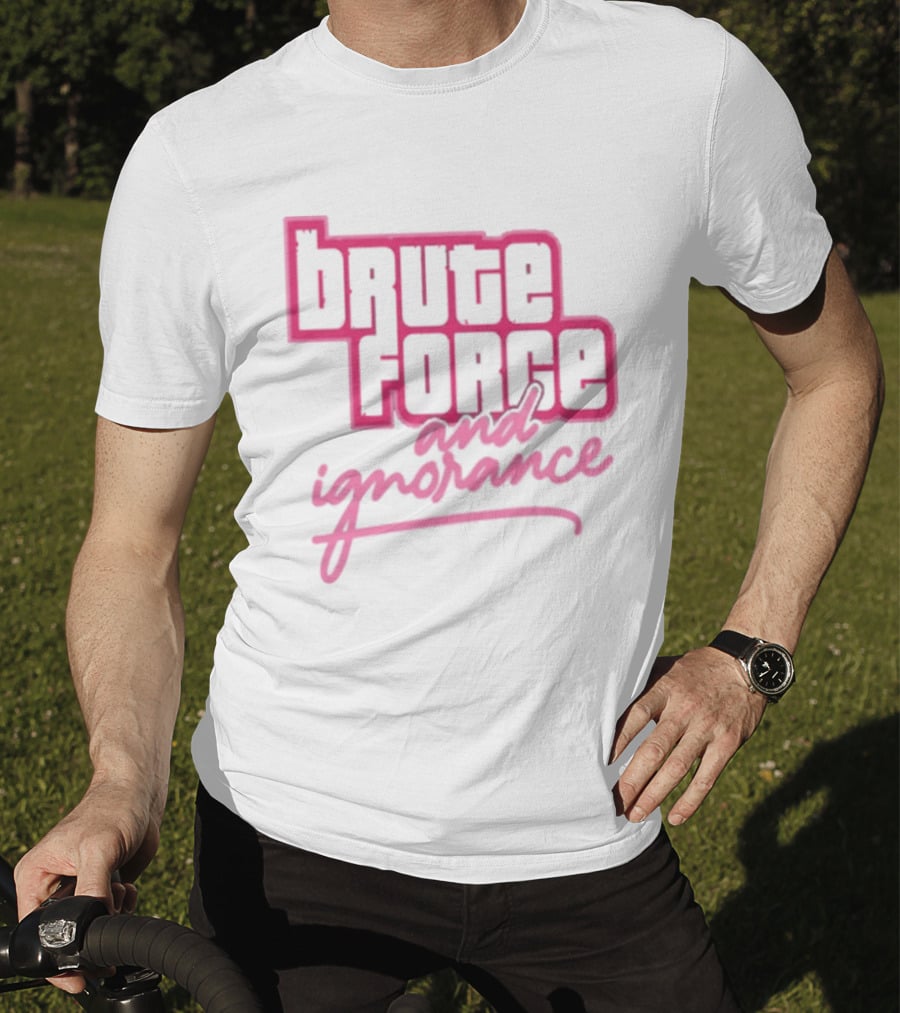 Brute Force And Ignorance The Fat Electrician T-Shirt