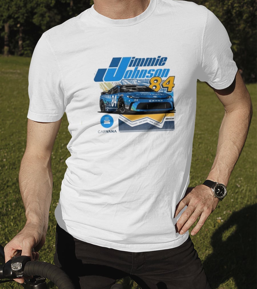Jimmie Johnson 84 Carvana San Diego Paint Scheme 2026 T-Shirt