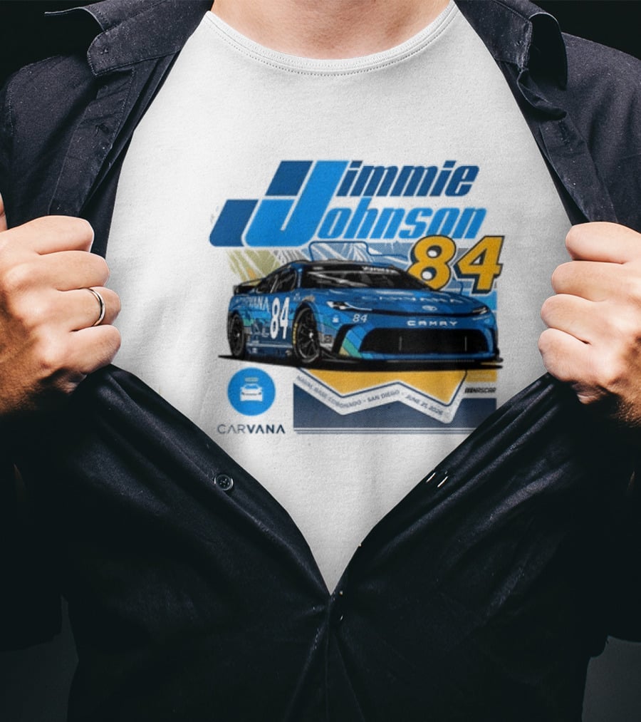 Jimmie Johnson 84 Carvana San Diego Paint Scheme 2026 T-Shirt