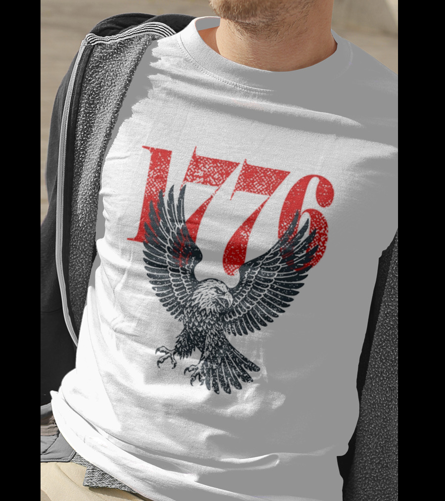 1776 250th Anniversary Bald Eagle USA T-Shirt