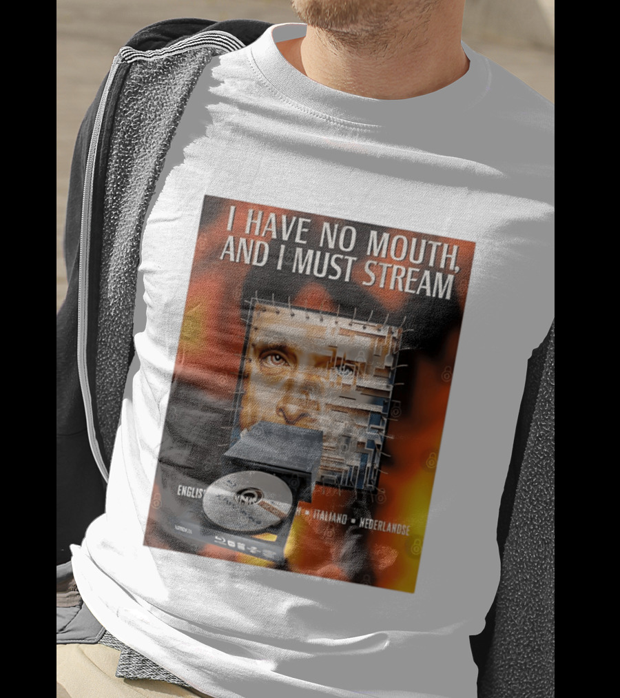I Have No Mouth And I Must Stream Disc Drive Maze T-Shirt