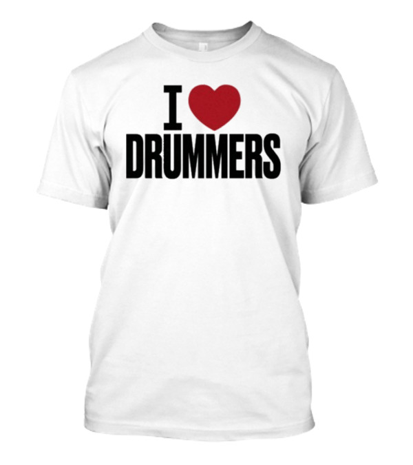 G Flip I Heart Drummers T-Shirt