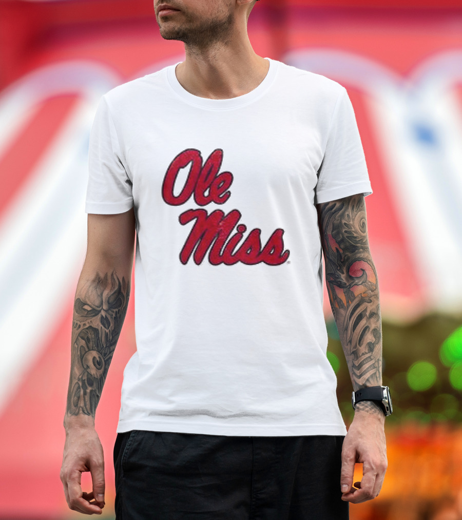 Grateful Dead Ole Miss Rebels Bears Collaboration 2 T-Shirt