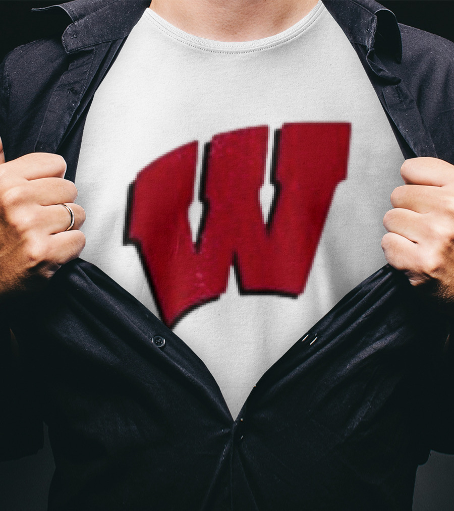 Grateful Dead Bears Wisconsin Badgers Collaboration T-Shirt