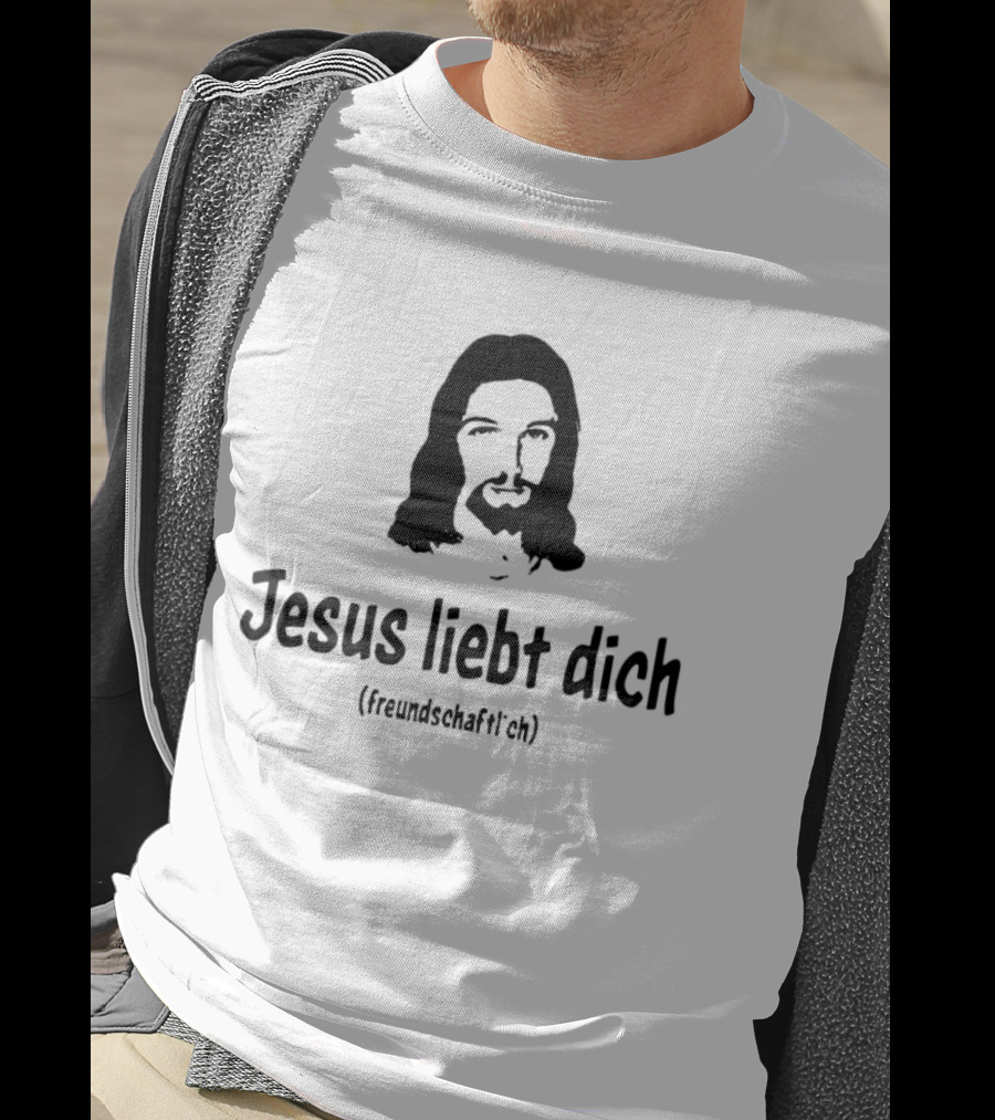 Jesus Liebt Dich Freundschaftlich T-Shirt