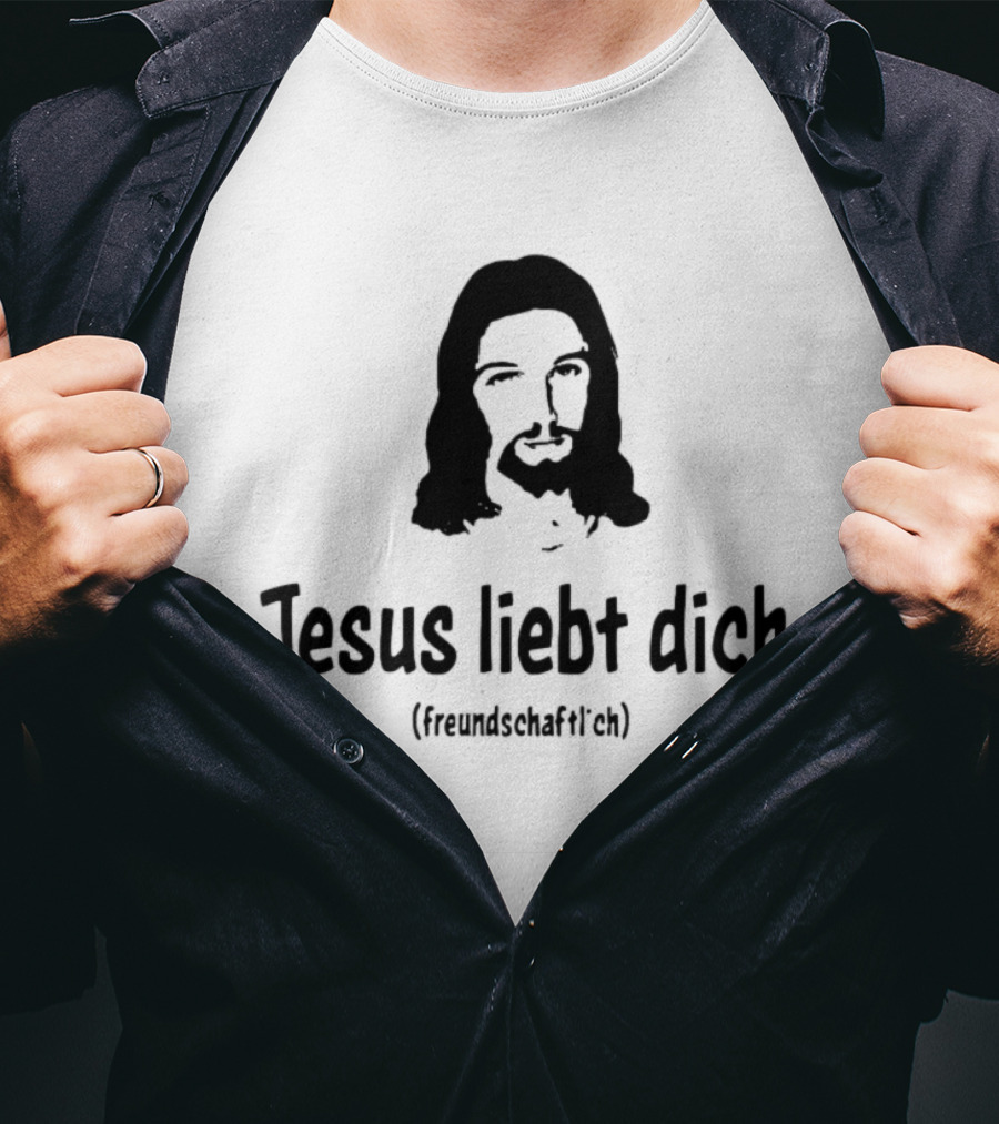 Jesus Liebt Dich Freundschaftlich T-Shirt