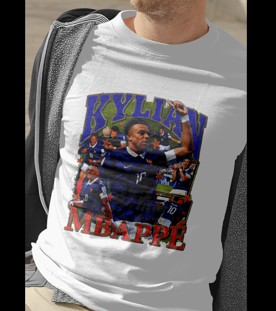 Kylian Mbappe France National Team Star Player Highlights Number 10 T-Shirt