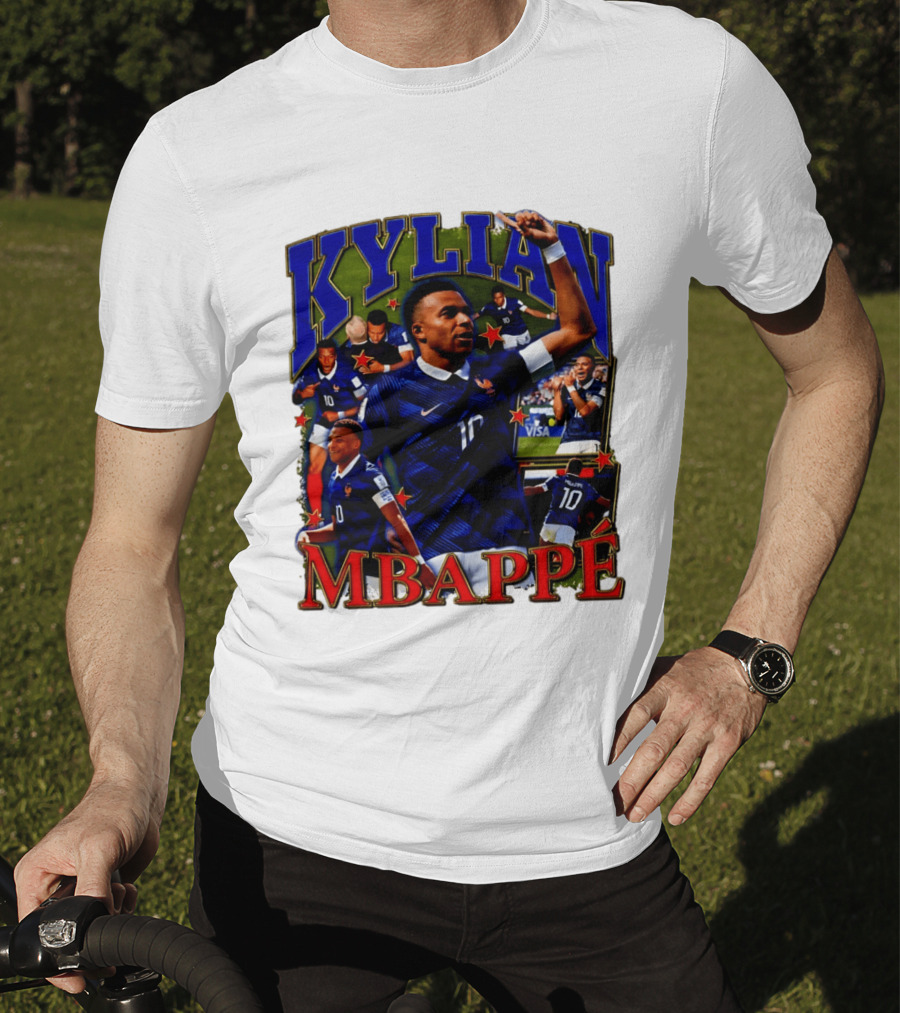 Kylian Mbappe France National Team Star Player Highlights Number 10 T-Shirt