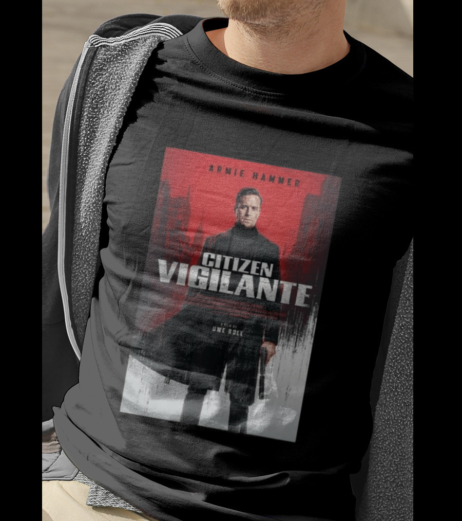 Armie Hammer Citizen Vigilante Film By Uwe Boll T-Shirt