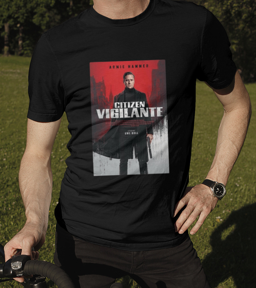 Armie Hammer Citizen Vigilante Film By Uwe Boll T-Shirt