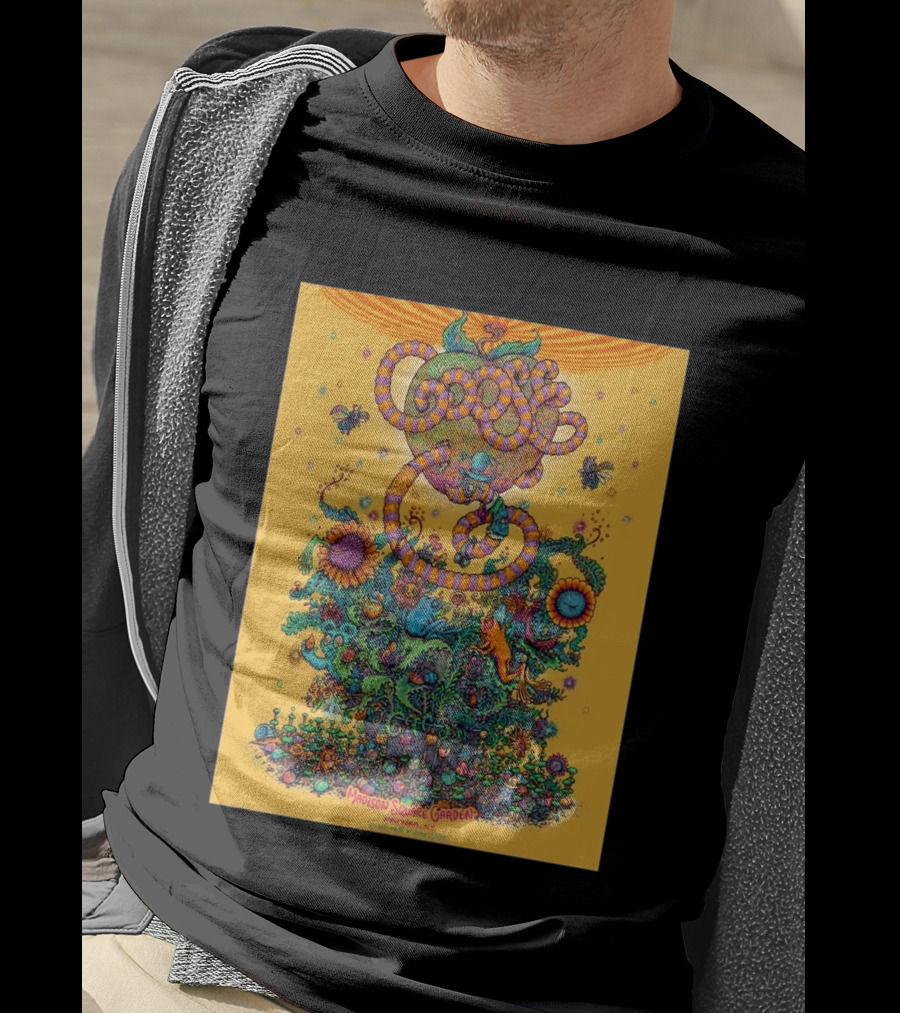 Goose Madison Square Garden New York June 19 And 20 2026 Event Psychedelic Floral T-Shirt