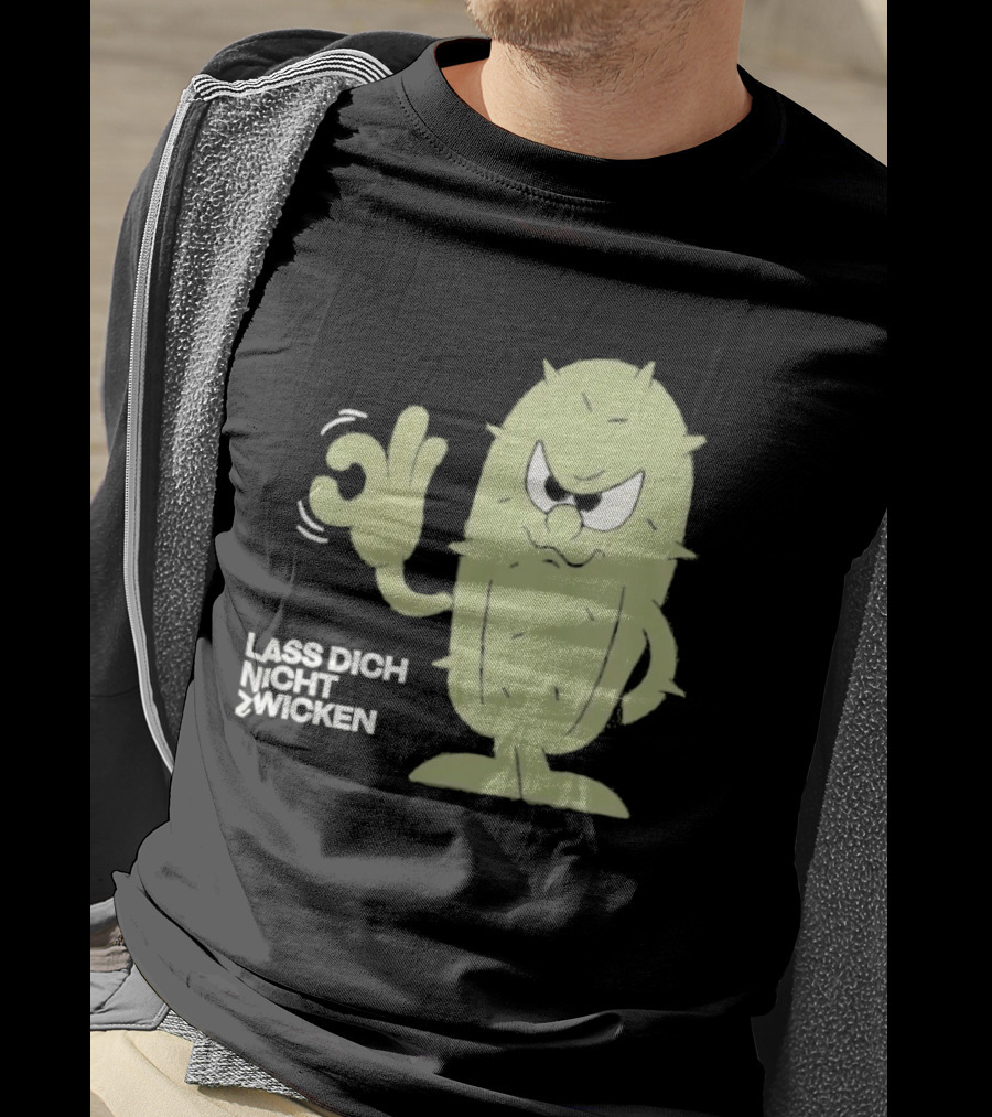 Lustiger Kaktus Lass Dich Nicht Zwicken T-Shirt