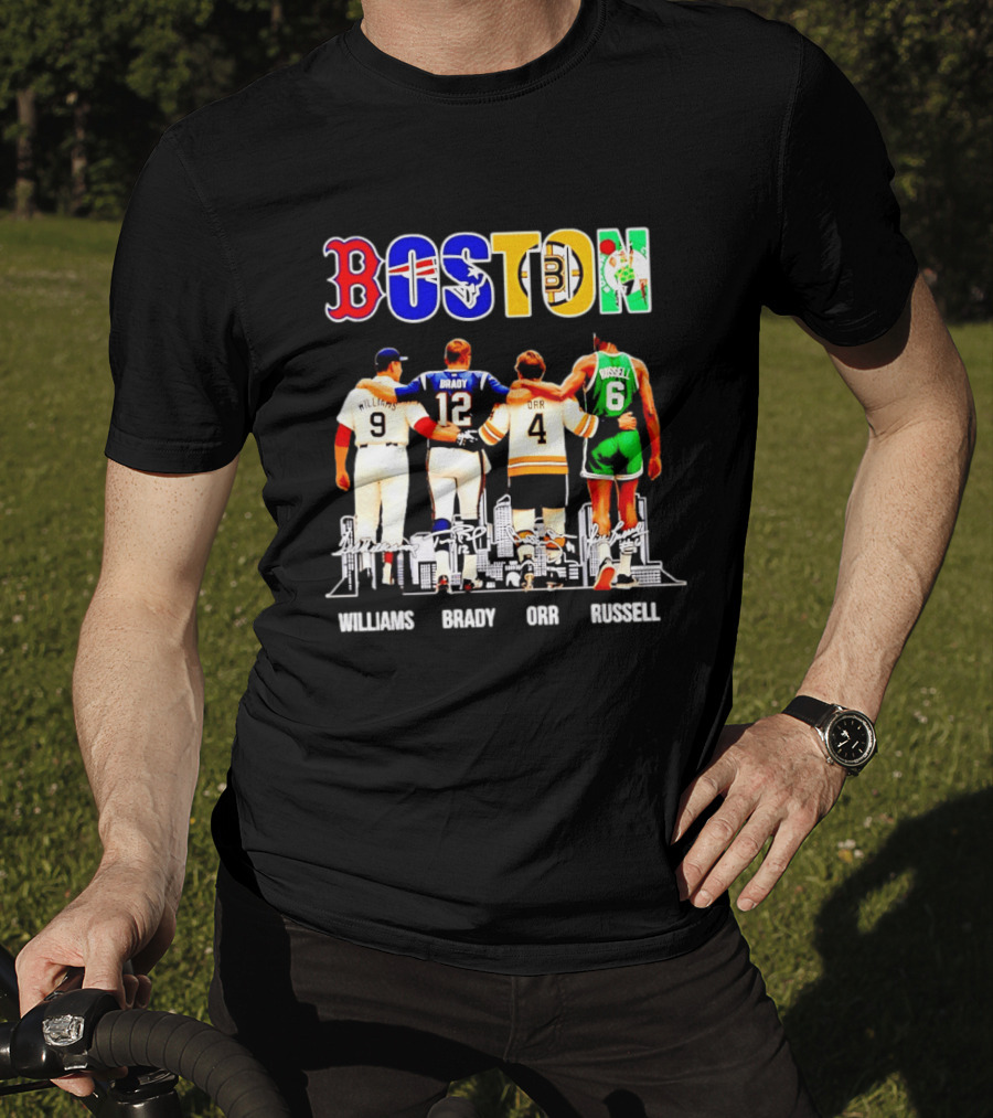 Boston Williams Brady Orr Russell Sports Legends T-Shirt