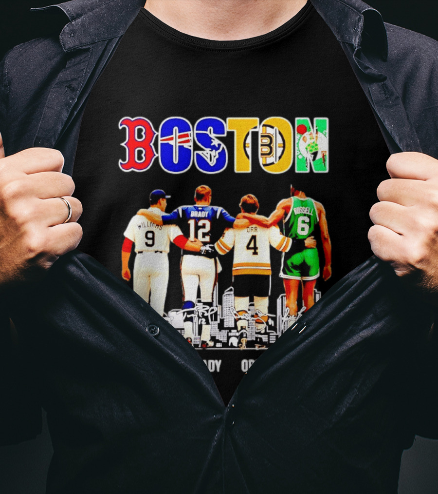 Boston Williams Brady Orr Russell Sports Legends T-Shirt