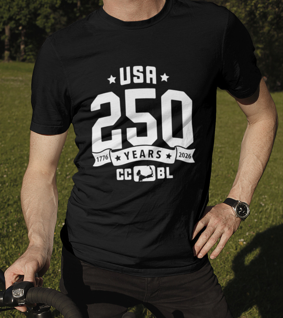 USA 250 Years 1776 2026 CCBL Anniversary T-Shirt