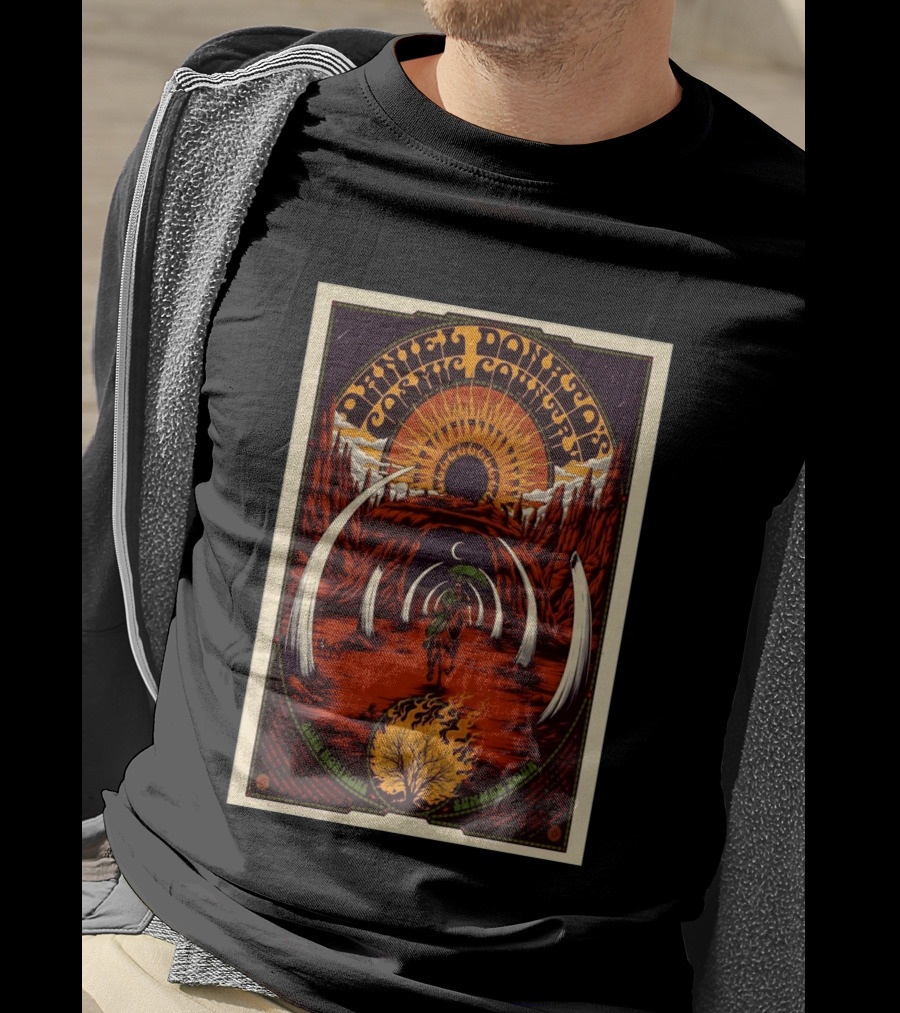Daniel Donato's Cosmic Country 2026 Horizons Summer Tour Sunburst Desert Rider T-Shirt