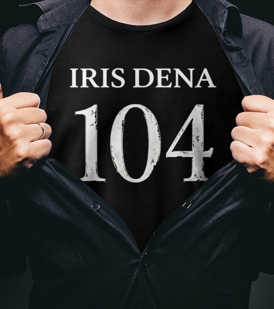 IRIS DENA 104 Metallic Numbers T-Shirt