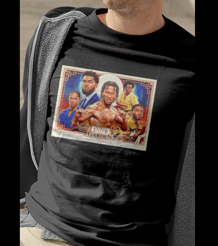 Jalen Brunson Enter The Garden Movie Martial Arts T-Shirt