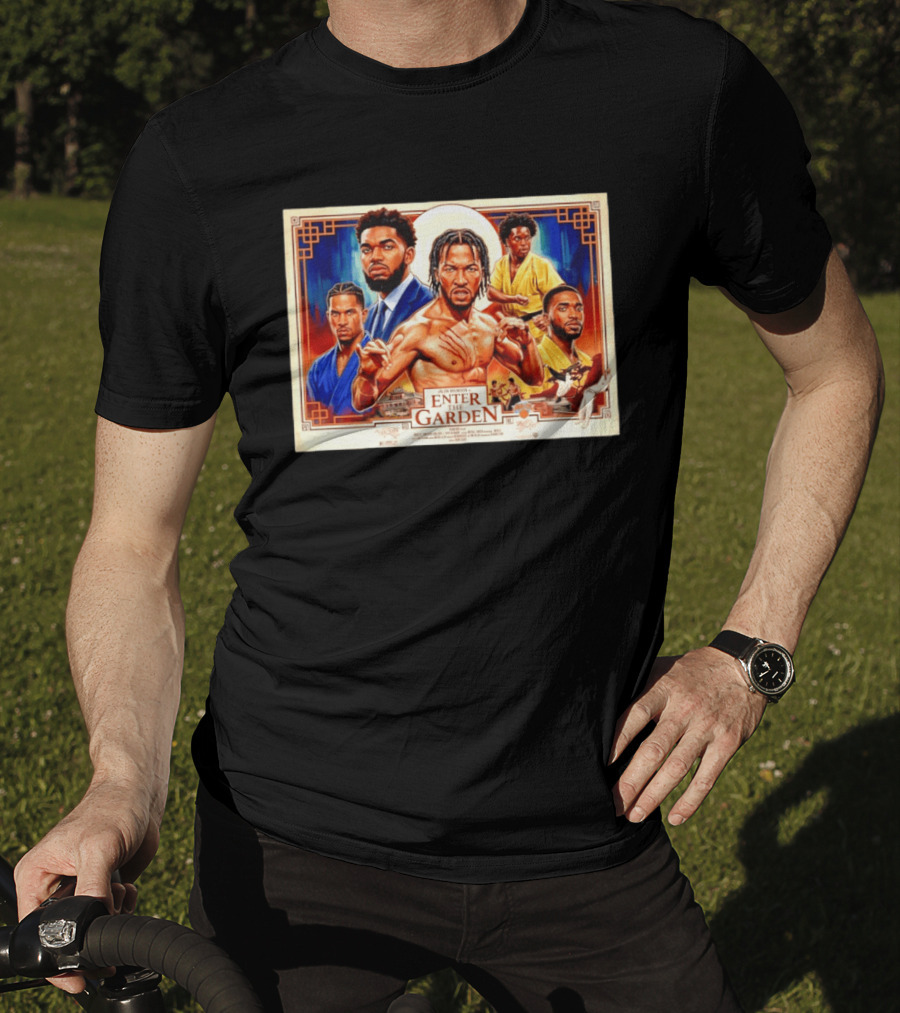 Jalen Brunson Enter The Garden Movie Martial Arts T-Shirt