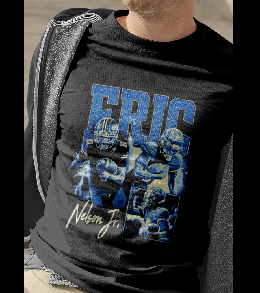 Eric Nelson Jr Football Wildcats New Hampshire T-Shirt
