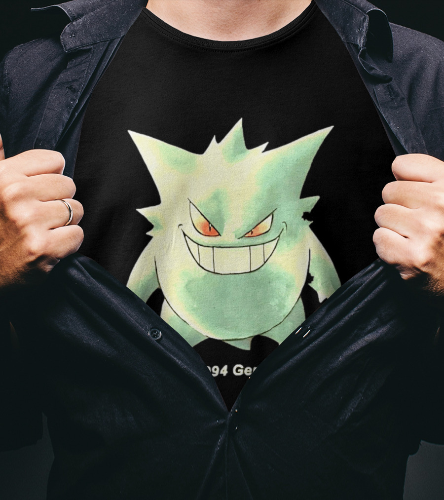 Gengar Pokemon 0094 Shadow Pokemon Ghost Type T-Shirt