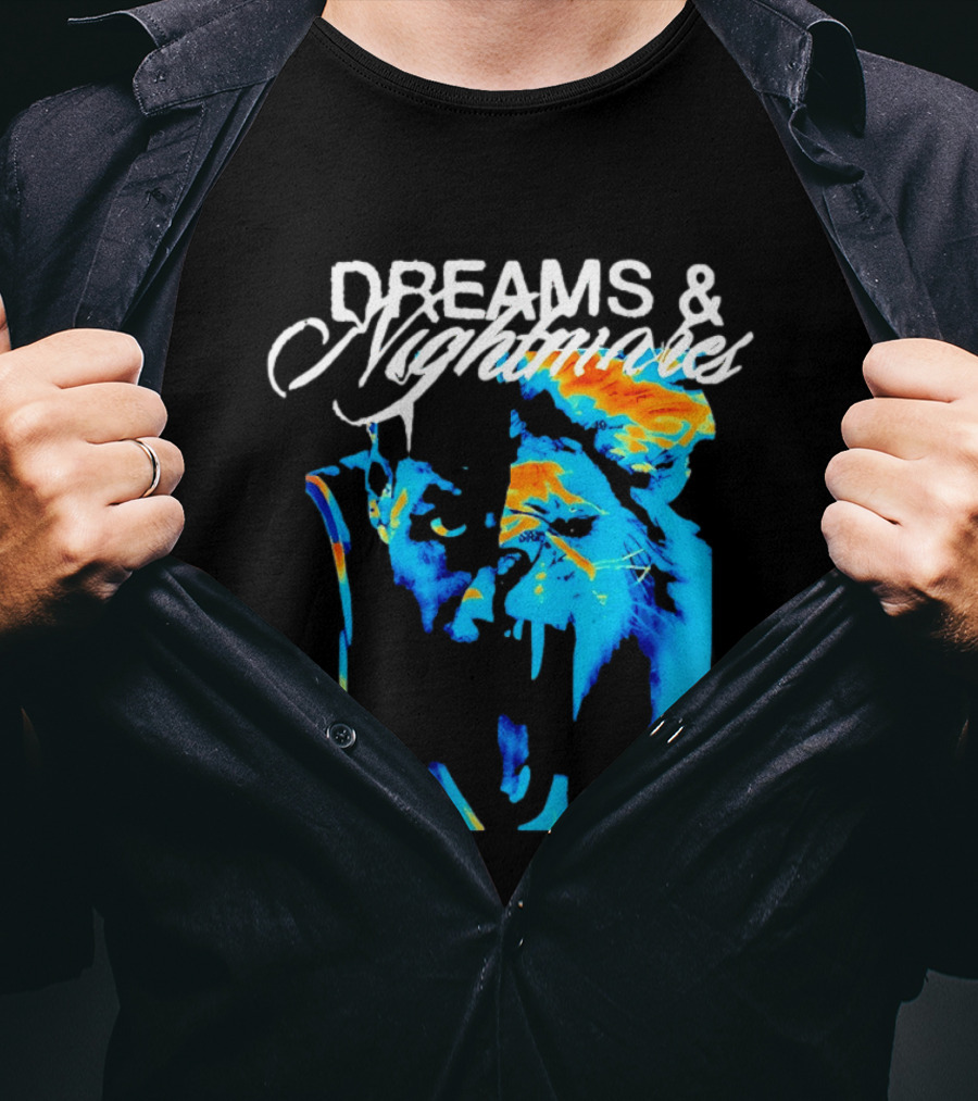 LeBron James Los Angeles Lakers Dreams Nightmares Watercolor Artistry T-Shirt