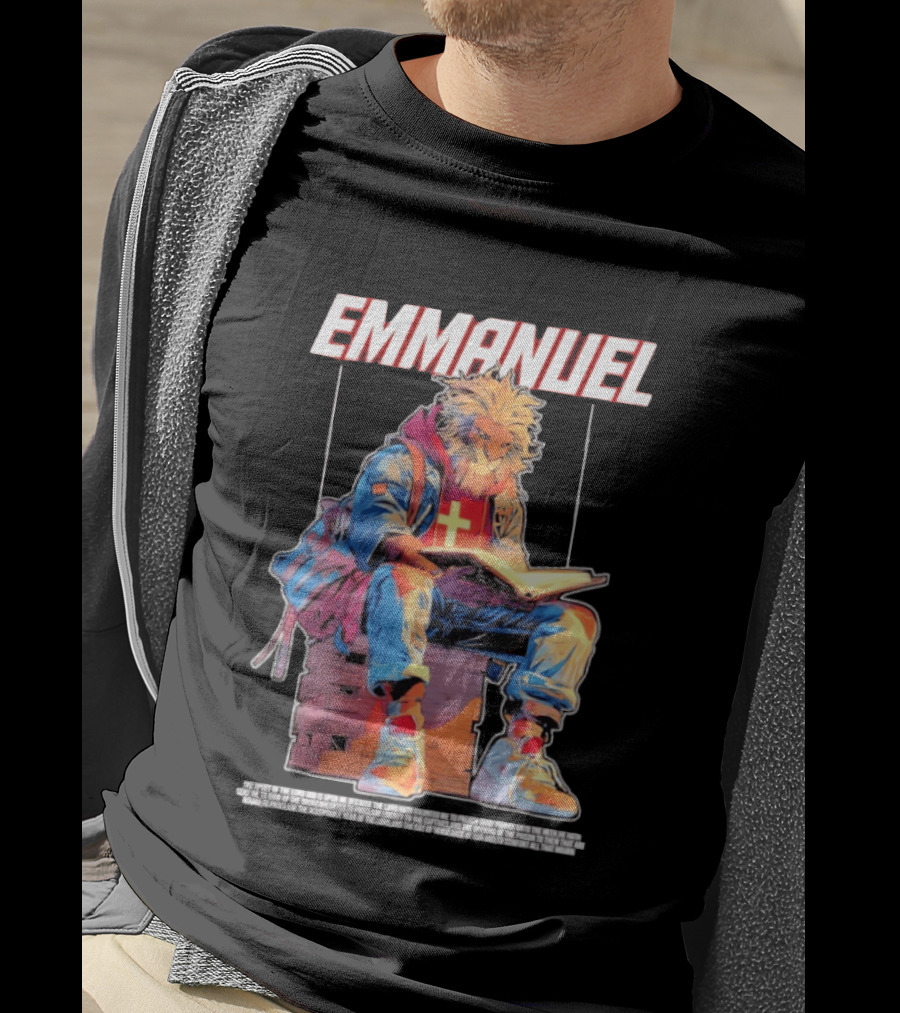 Emmanuel The Spirit Of The Lord God Is Upon Me Lion Reading To Comfort All That Mourn T-Shirt