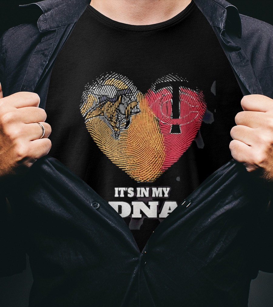 Minnesota Vikings Twins Heart It's In My DNA T-Shirt