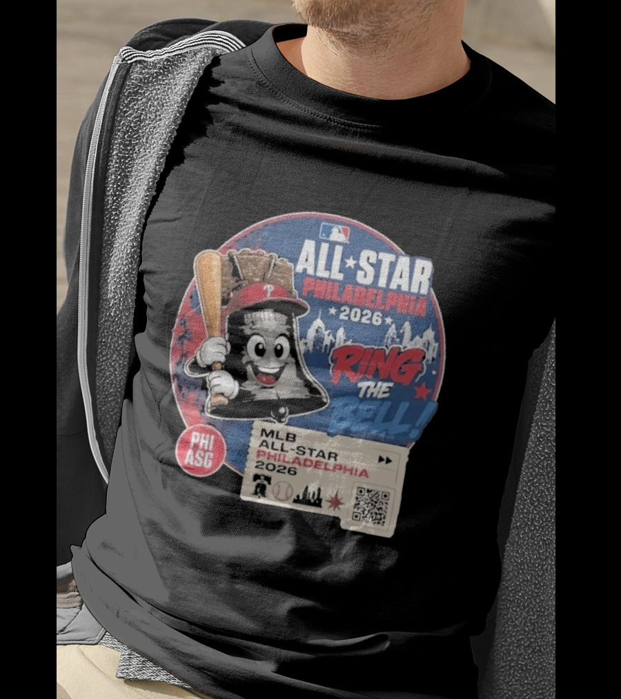 Philadelphia MLB All Star Game 2026 Ring The Bell Liberty Bell Baseball T-Shirt