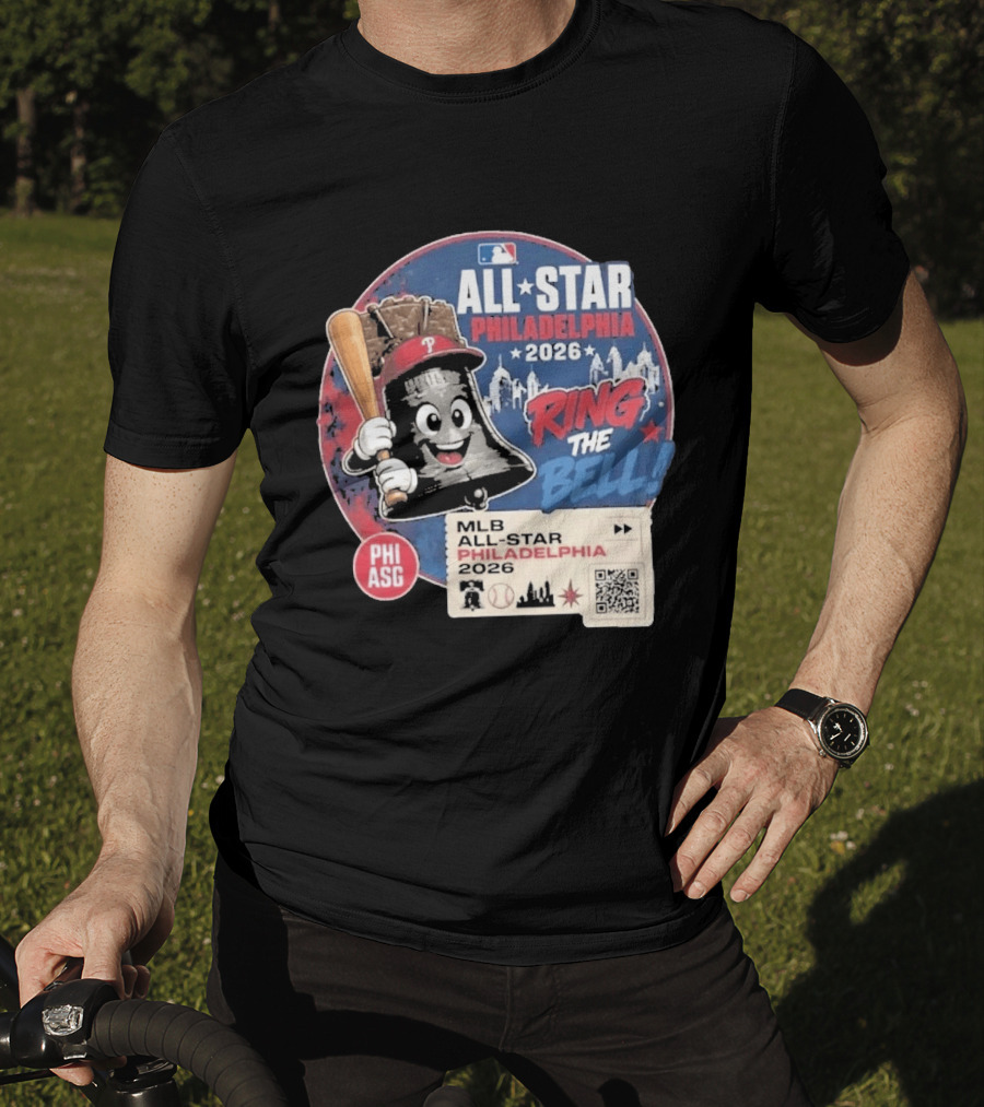 Philadelphia MLB All Star Game 2026 Ring The Bell Liberty Bell Baseball T-Shirt
