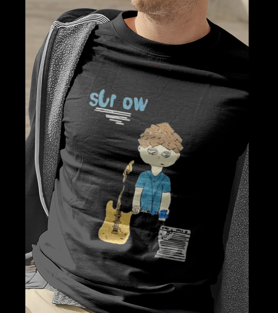Sorrow Very Sorrow Days Blue Guitar T-Shirt