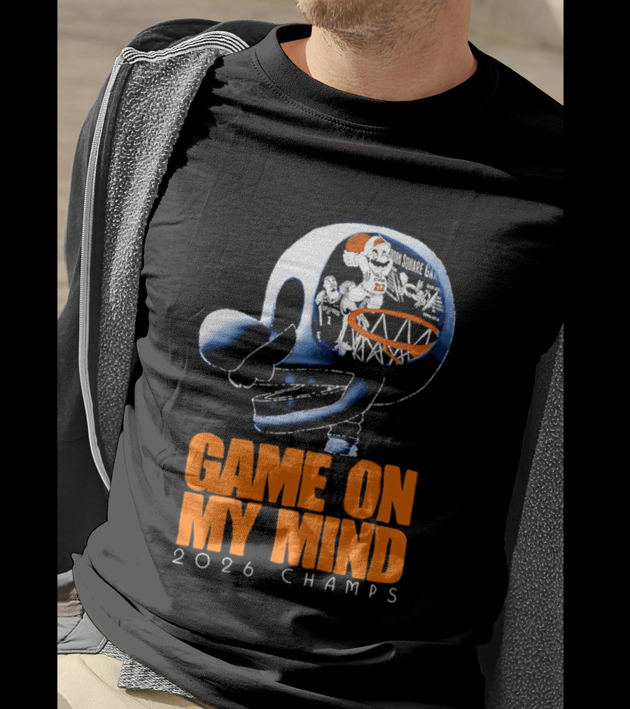 NY Knicks Mario Game On My Mind 2026 Champs T-Shirt