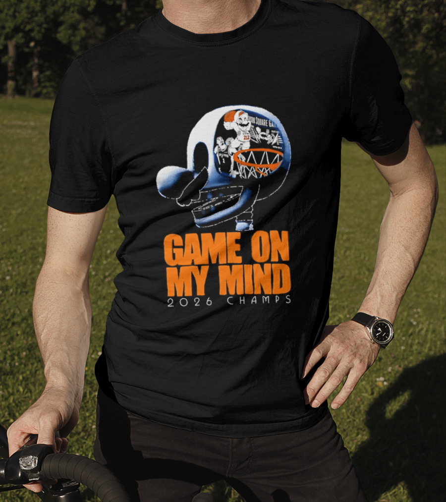 NY Knicks Mario Game On My Mind 2026 Champs T-Shirt