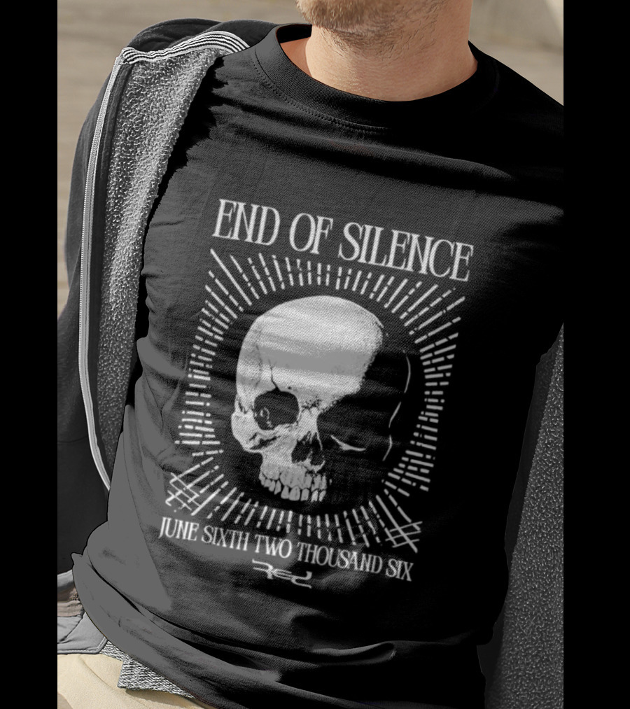 End Of Silence Skull June Sixth Two Thousand Six T-Shirt