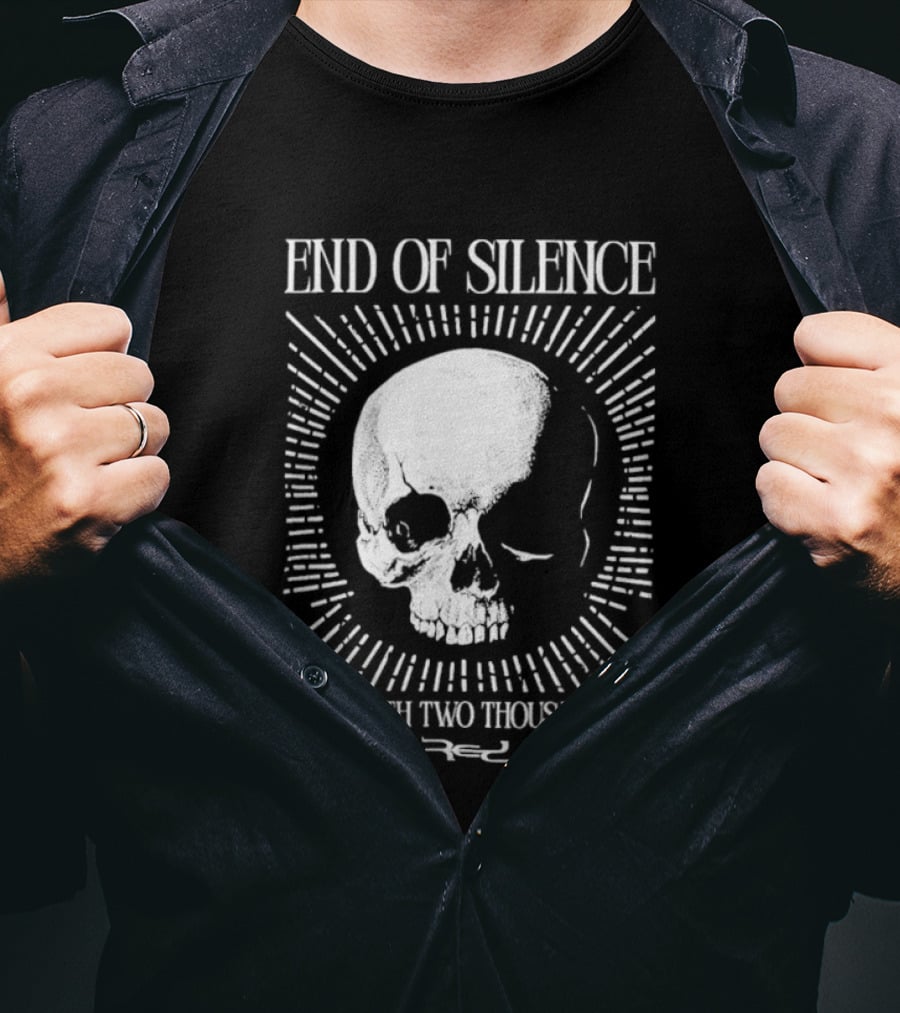 End Of Silence Skull June Sixth Two Thousand Six T-Shirt