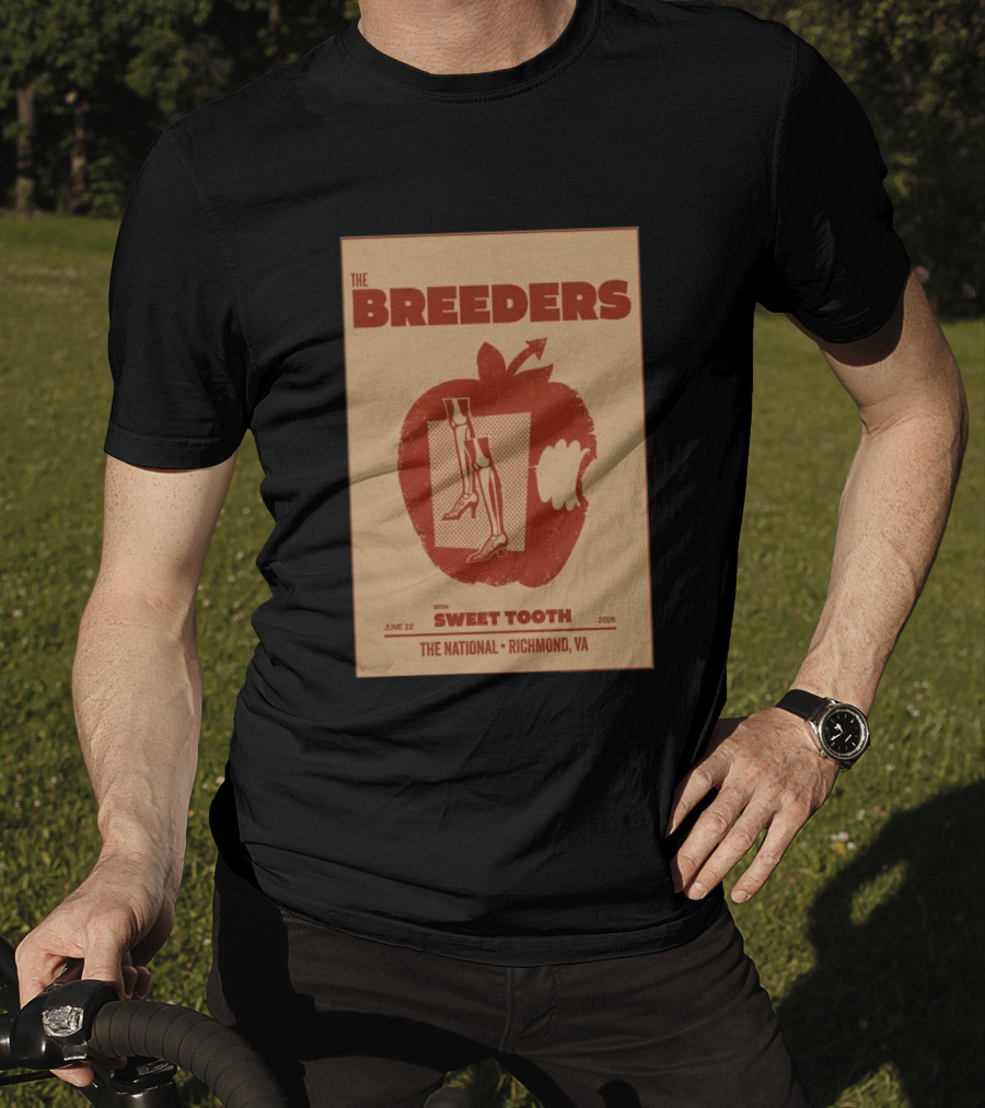 The Breeders Sweet Tooth June 22 2026 Richmond The National T-Shirt