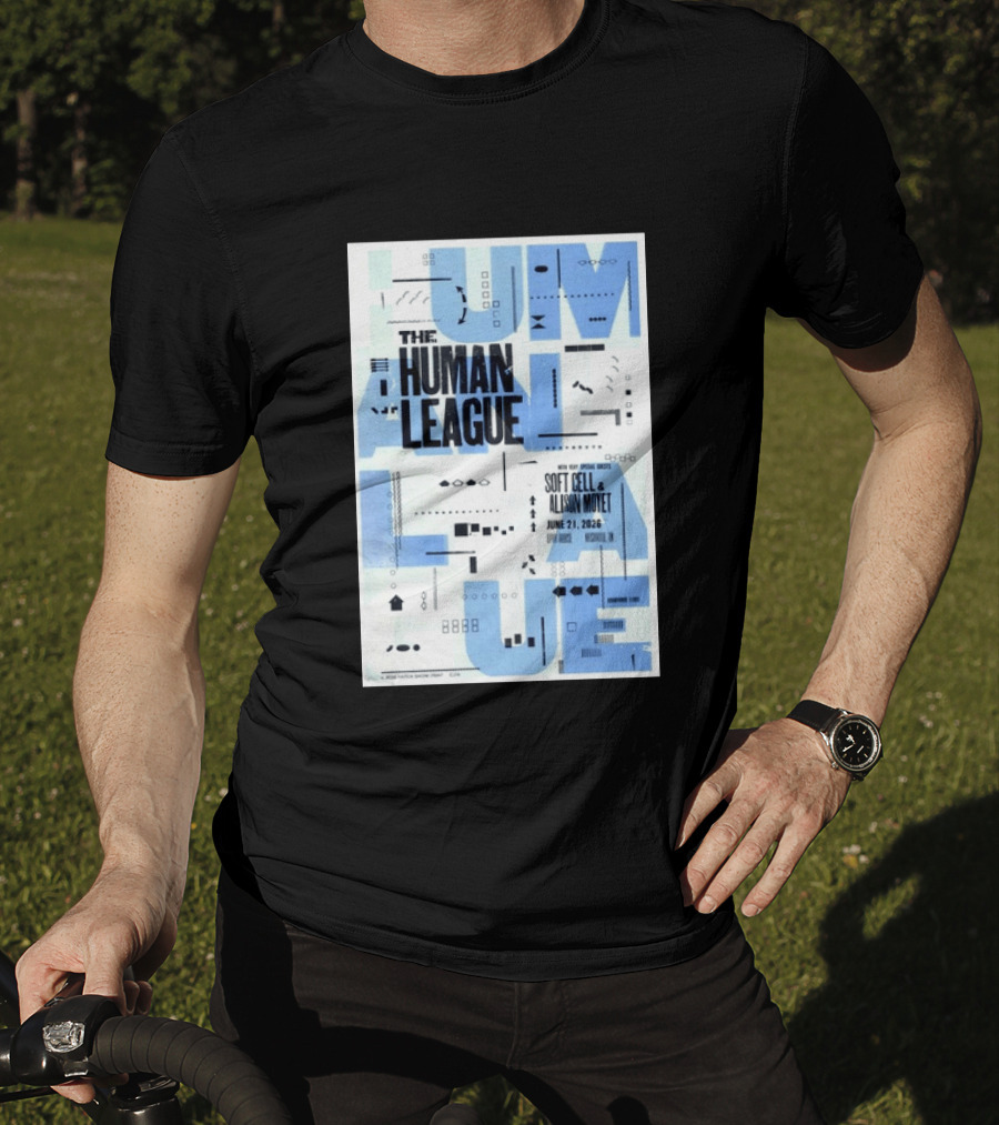 The Human League Soft Cell Alison Moyet June 21 2026 Nashville T-Shirt