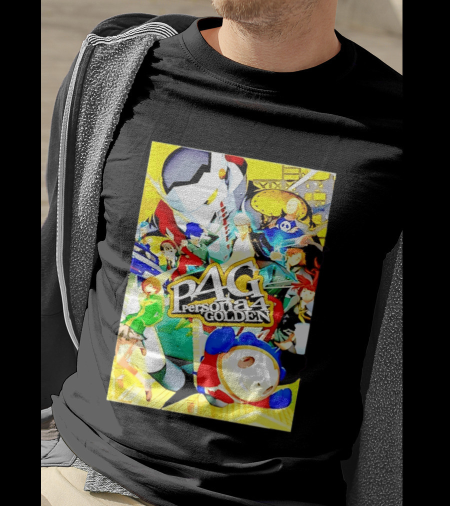 Persona 4 Golden P4G Main Cast Izanagi Teddie Kanji Naoto Chie Yosuke Yukiko Margaret T-Shirt