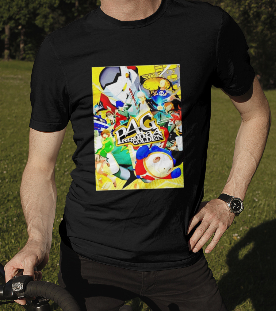 Persona 4 Golden P4G Main Cast Izanagi Teddie Kanji Naoto Chie Yosuke Yukiko Margaret T-Shirt