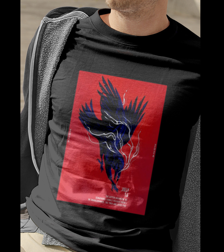 Semaphore Single Release Show The Gutter Brooklyn NY July 16 2026 With Sharkswimmer Jesse Pike T-Shirt