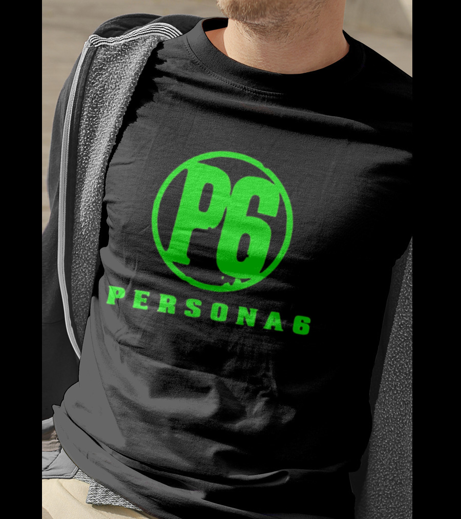 Persona 6 P6 Gaming Series Retro Green T-Shirt