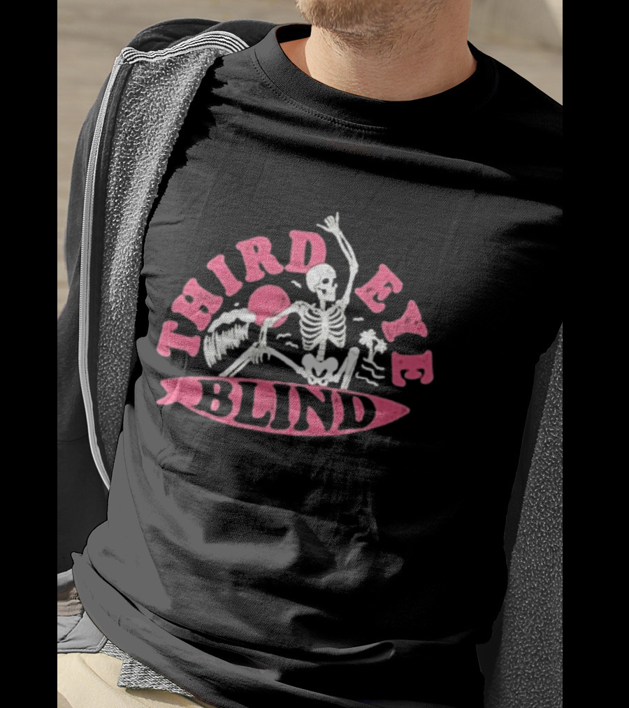Third Eye Blind Skeleton Surfer T-Shirt